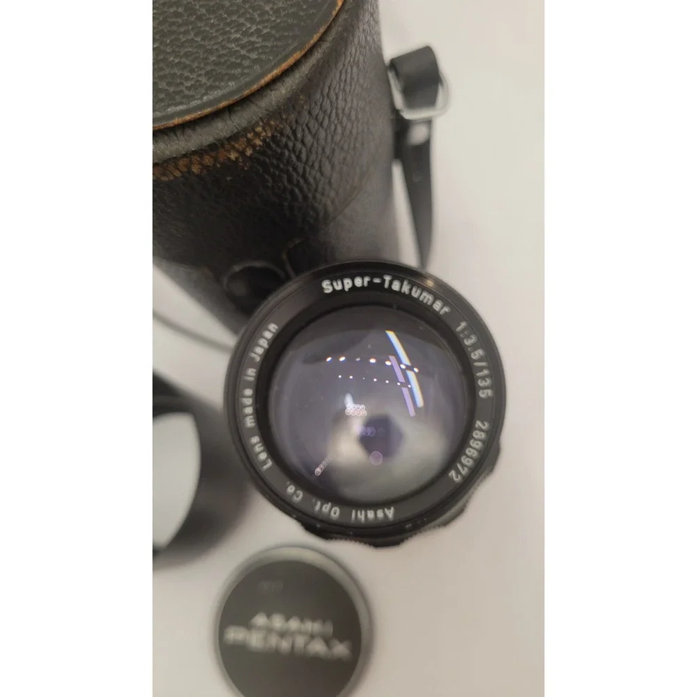 Asahi Super-Takumar 135mm f/3.5 M42 Manual Focus Lens Excellent – Original Case
